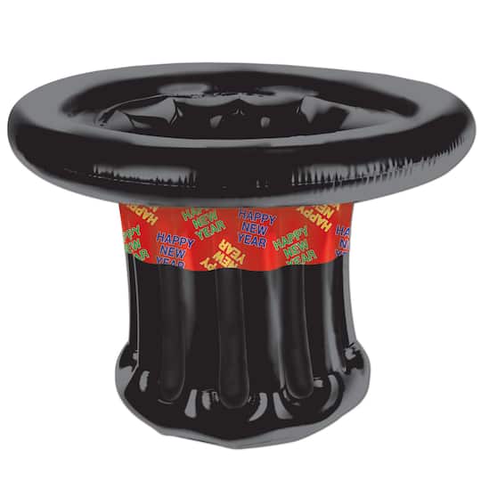 Beistle 27" x 18" Inflatable Happy New Year Top Hat Cooler
